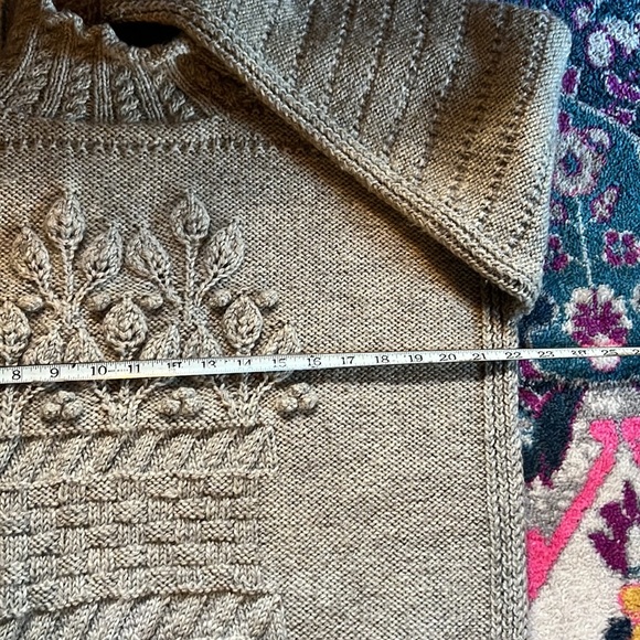 MCKENNA'S VINTAGE WOOL SWEATER OVERSIZED CHUNKY HAND KNIT CREAM MADE IN IRELAND - Picture 11 of 12